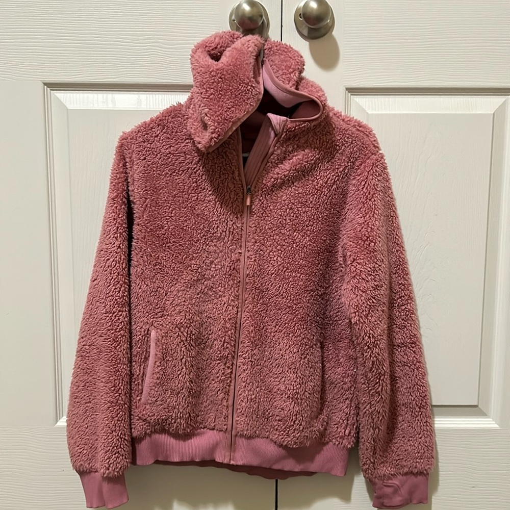 Athleta Girls Fuzzy Jacket